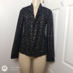 Springfield. Lace Woman's Blazer SZ M lining